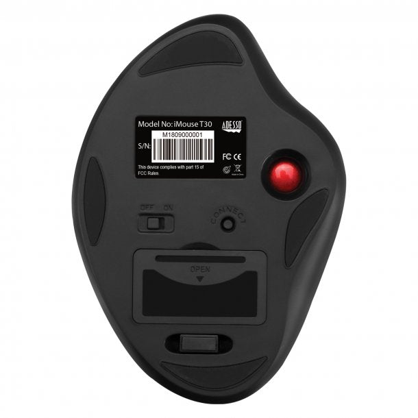 Adesso iMouse® T30 Wireless Programmable Ergonomic Trackball Mouse SpadezStore