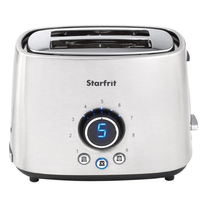 Starfrit 2-Slice Toaster, Brushed Stainless Steel SpadezStore