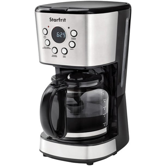 Starfrit 900-Watt 12-Cup Drip Coffee Maker Machine SpadezStore