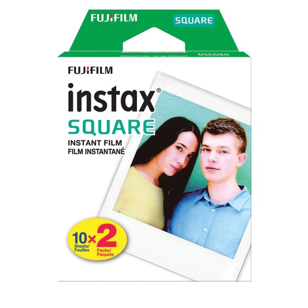 FUJIFILM instax® SQUARE Film Twin 10 pks SpadezStore