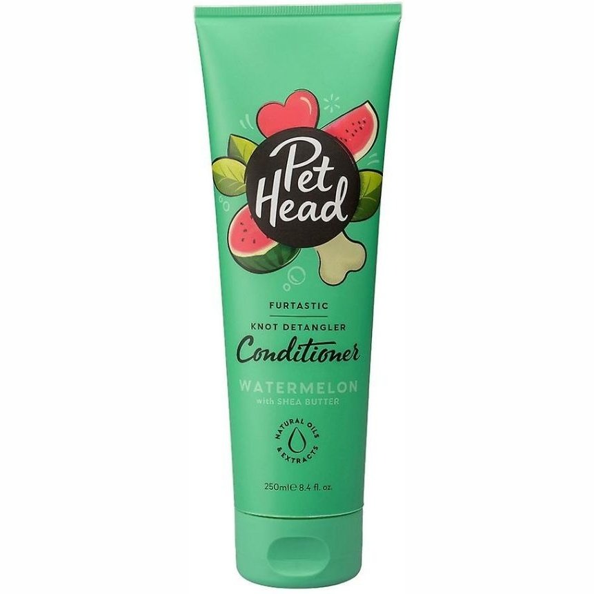 Pet Head Furtastic Knot Detangler Conditioner for Dogs Watermelon with Shea Butter SpadezStore