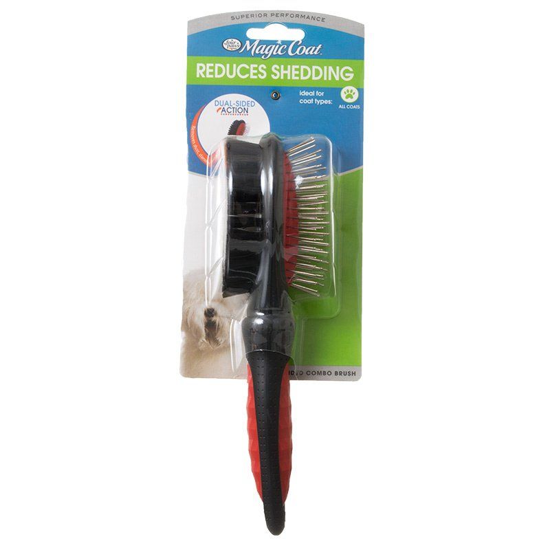 Four Paws Magic Coat Dual-Sided Combo Brush SpadezStore