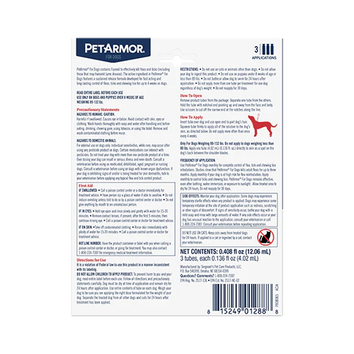 PetArmor Flea and Tick Treatment for X-Large Dogs 89-132 Pounds SpadezStore