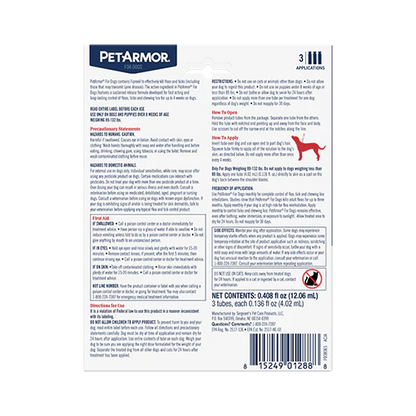 PetArmor Flea and Tick Treatment for X-Large Dogs 89-132 Pounds SpadezStore