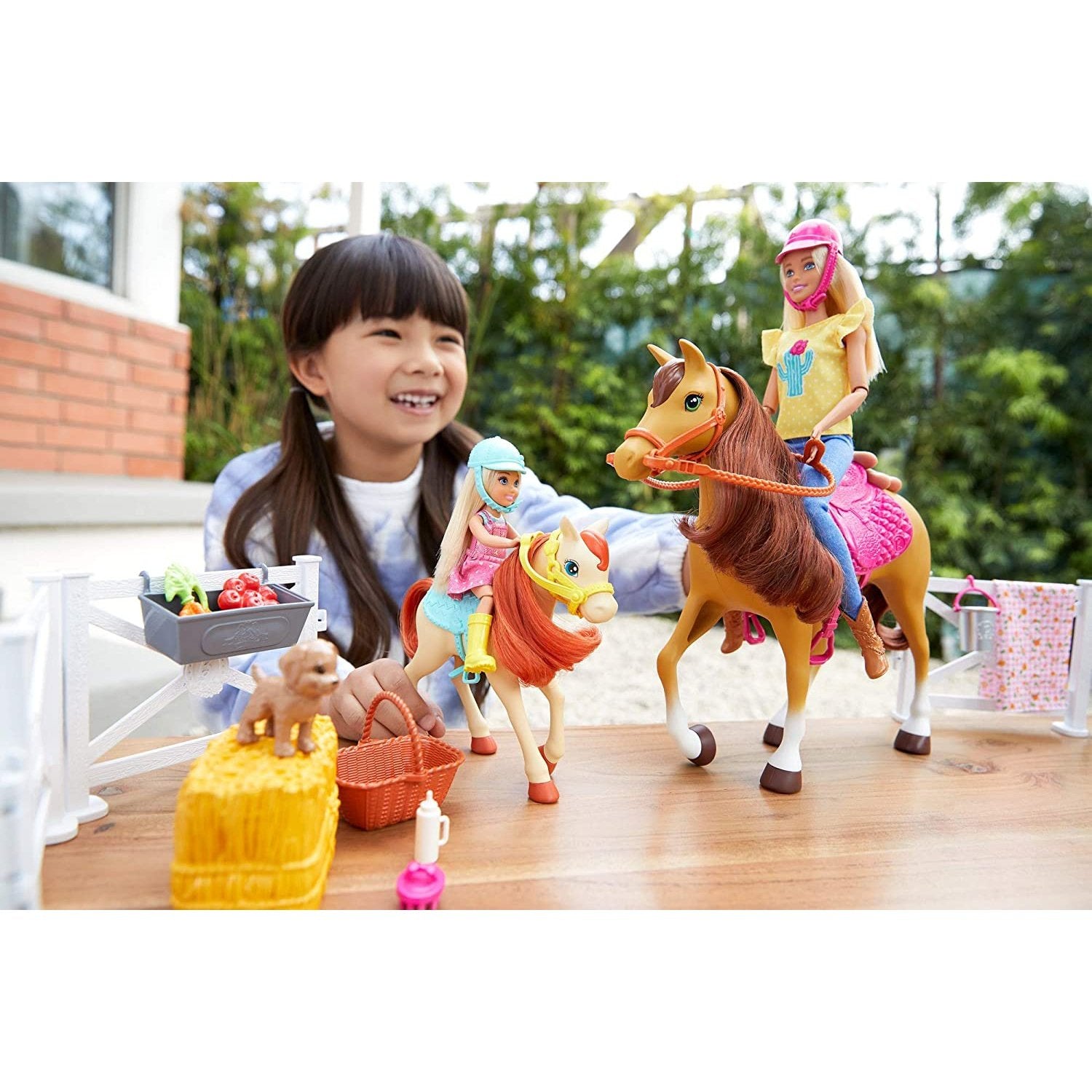 Barbie Hugs 'n' Horses Doll and Horse Playset SpadezStore