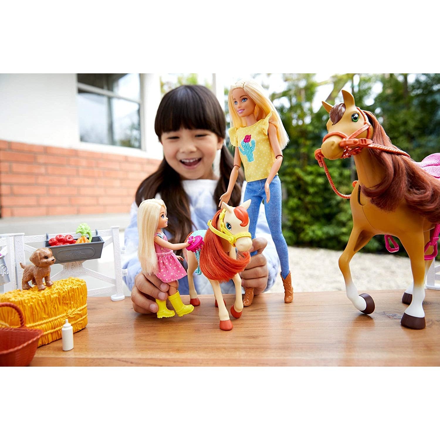 Barbie Hugs 'n' Horses Doll and Horse Playset SpadezStore