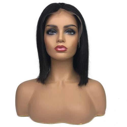 13" X 4" Straight Lace Frontal Bob Wig SpadezStore