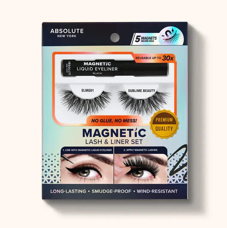 Absolute Sublime Beauty Magnetic Lash & Liner Set ELMG01 SpadezStore