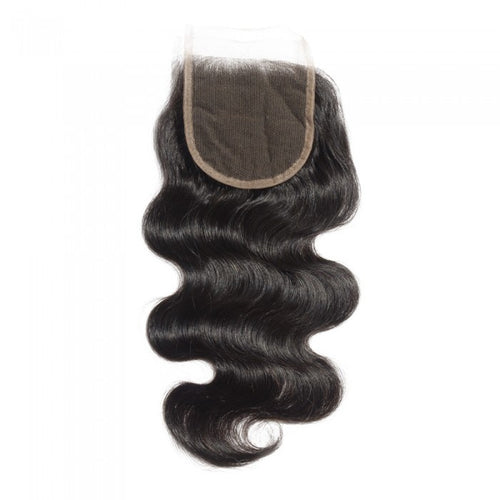 4.5" x 4.5" Body Wave Lace Closure Natural Black SpadezStore