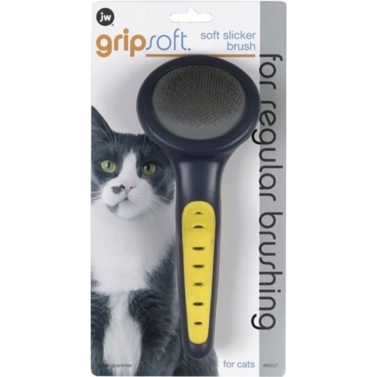 JW Gripsoft Cat Slicker Brush SpadezStore