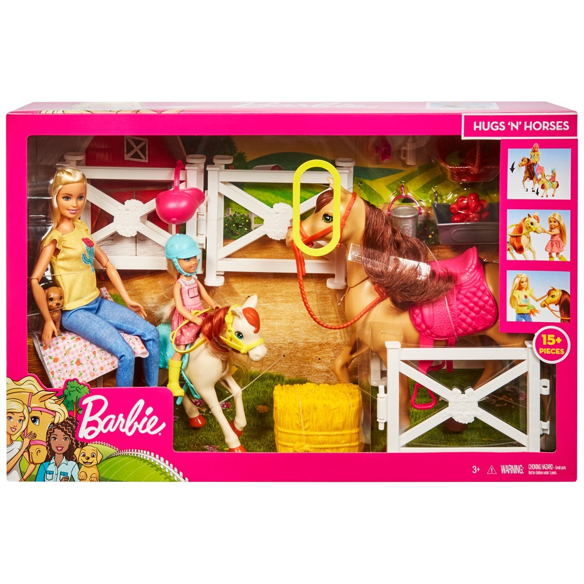 Barbie Hugs 'n' Horses Doll and Horse Playset SpadezStore