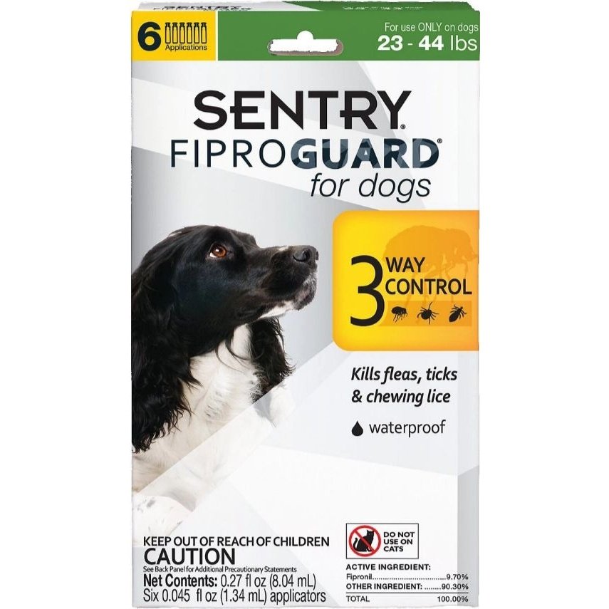 Sentry FiproGuard for Dogs 6 Applications SpadezStore