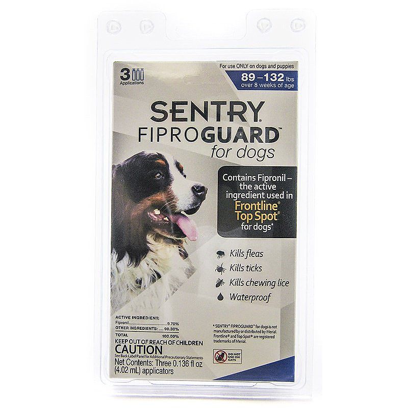 Sentry FiproGuard for Dogs 3 Applications SpadezStore