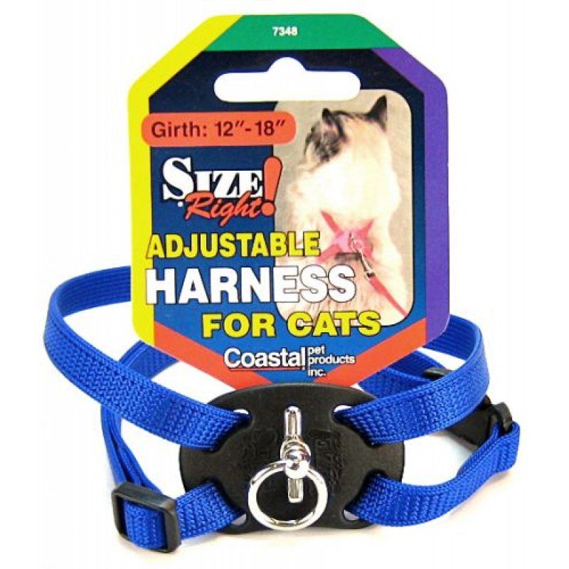 Coastal Pet Size Right Nylon Adjustable Cat Harness SpadezStore