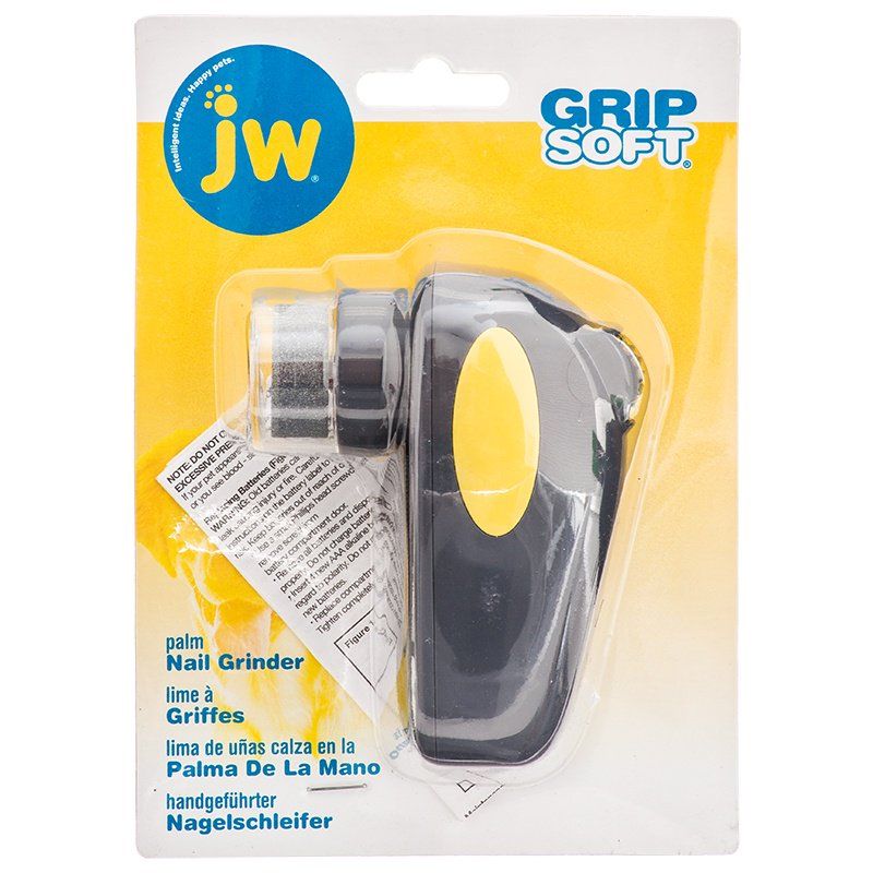 JW GripSoft Palm Nail Grinder for Dogs (4" Long) SpadezStore