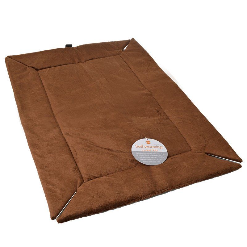 K&H Pet Products Self Warming Crate Pad Brown SpadezStore
